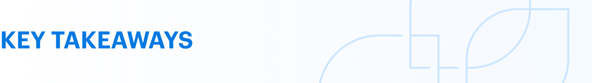Key takeaways