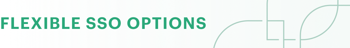 Flexible SSO options mobile