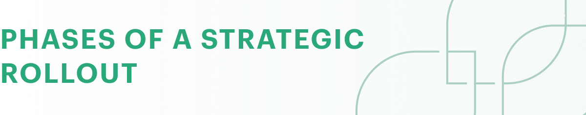 Phases of a strategic rollout